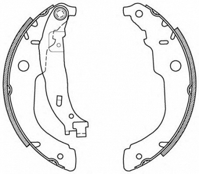 OPEN PARTS bsa211900 -  Комплект тормозных колодок